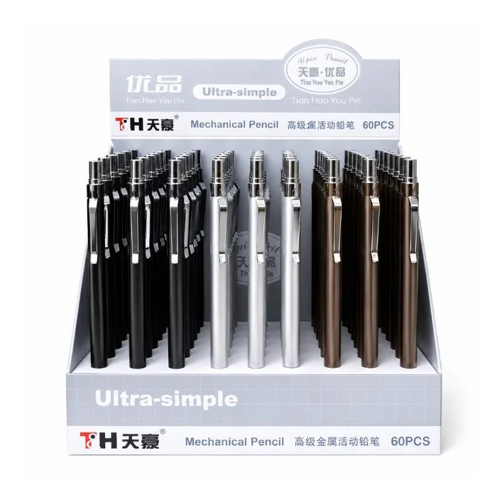 Ultra Slim Metal Mechanical Pencil (6 Pcs) Net Price Rs.22