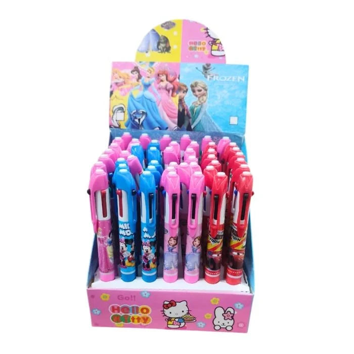 4 in 1 Character Pen (6 pcs) Net Price Rs.17