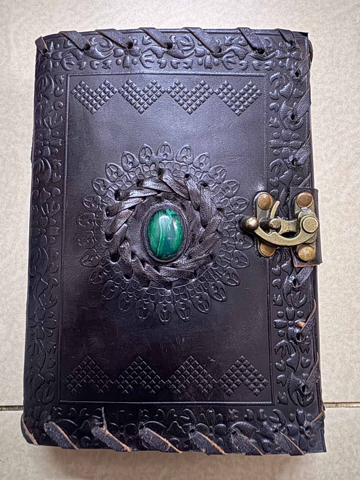 Premium leather diaries with handmade paper (3 Pcs) Net Price Rs.350