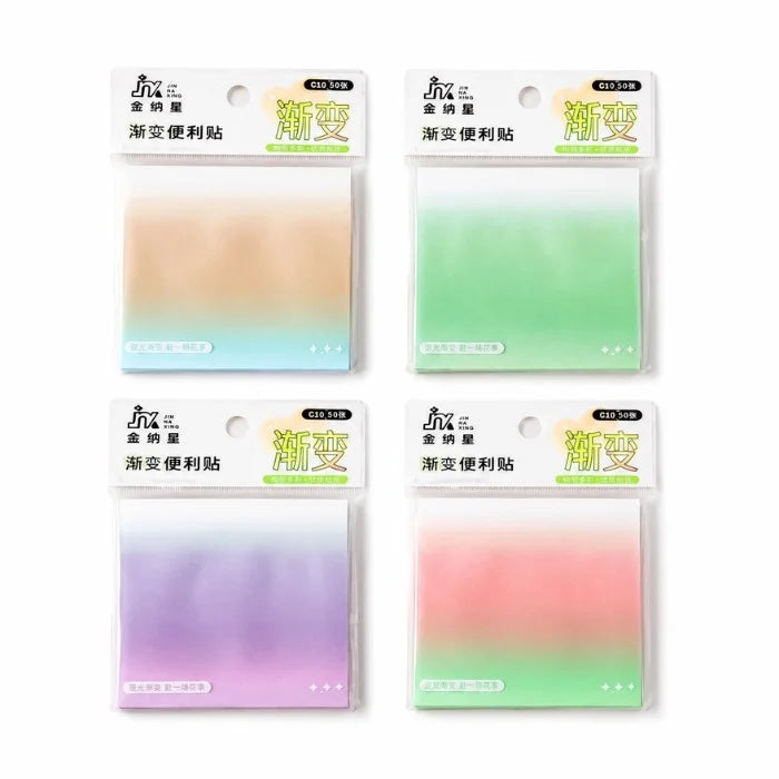Gradient Sticky Notes (Pack 4 pcs) Net Price Rs.35