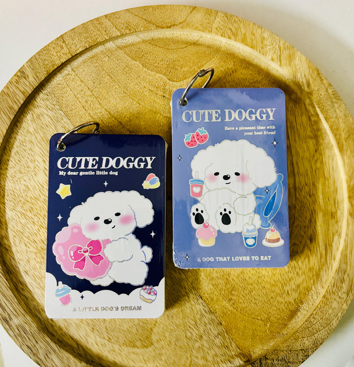 Cute Que Card Diary With Keychain (5 Pcs) Net Price Rs.40