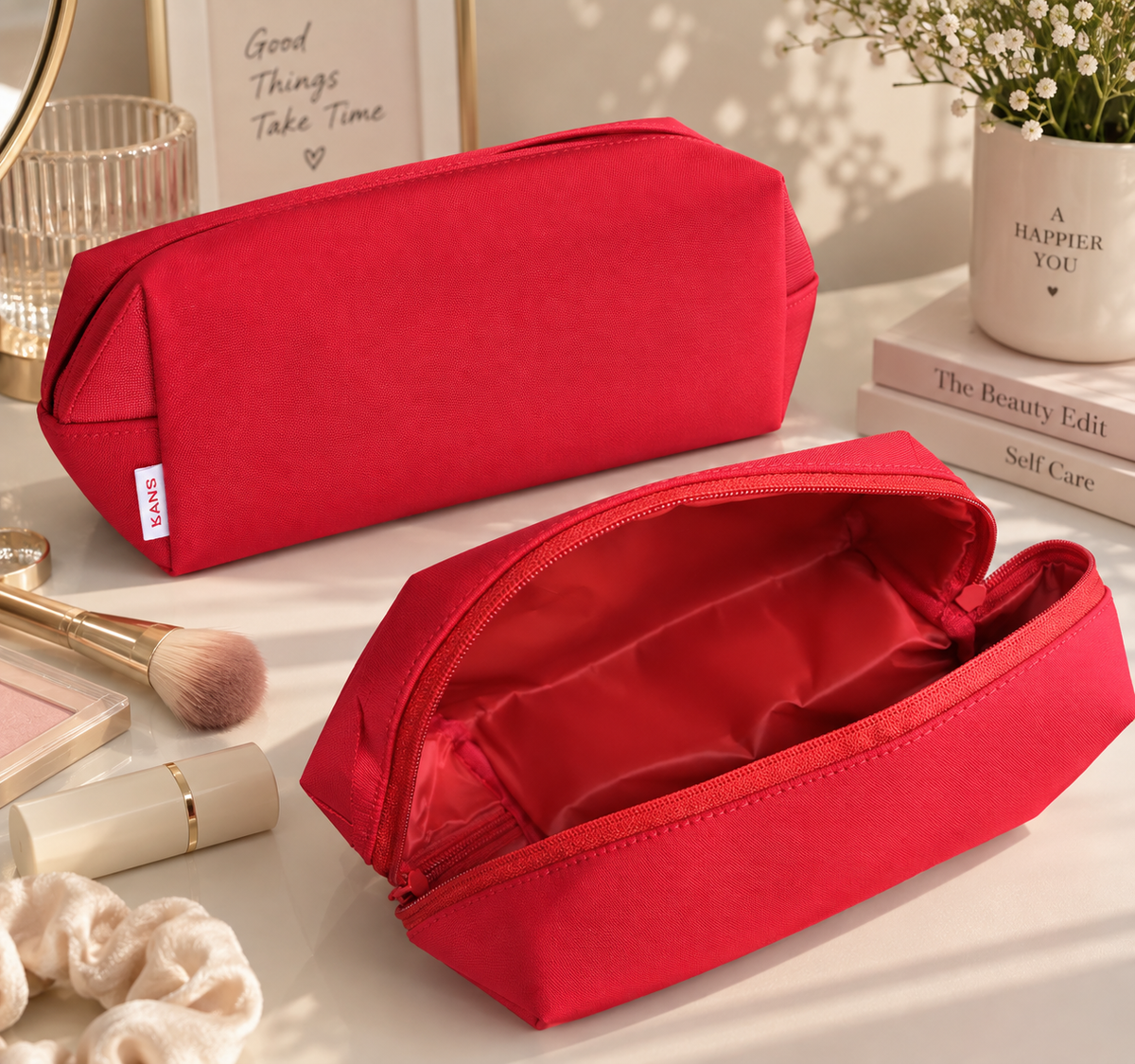 KANS Brand Cosmetic Utility Pouch(3 pcs) Net price Rs.140