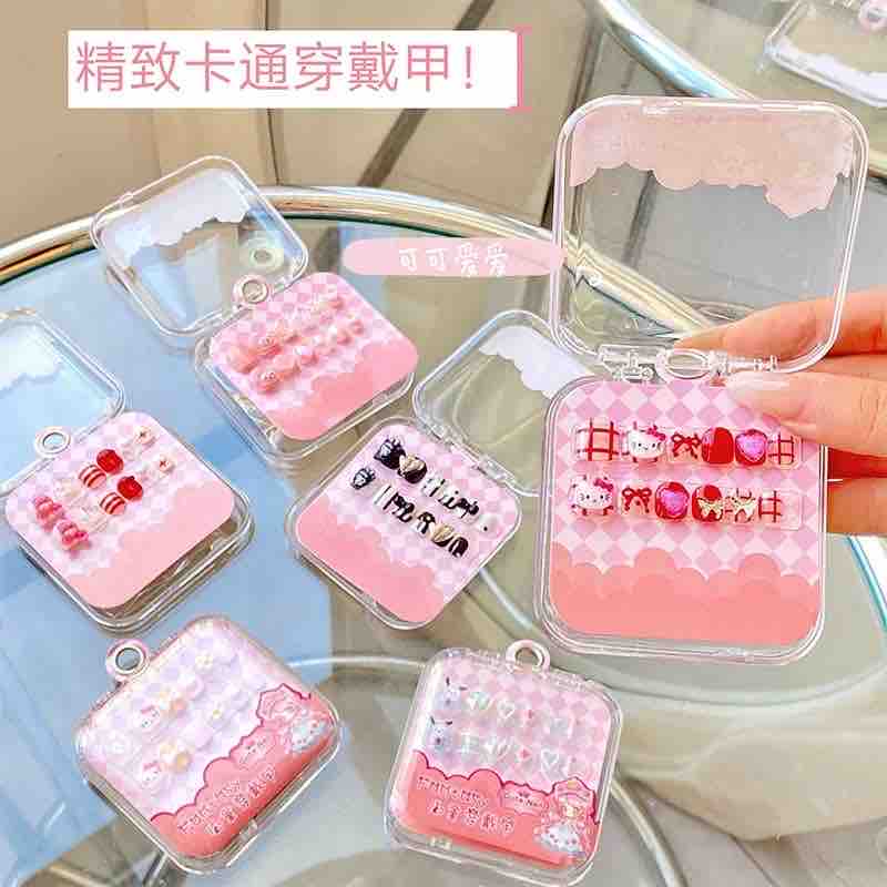 Kawaii Acrylic nails (4 Pcs) Design-1 Net Price Rs.80