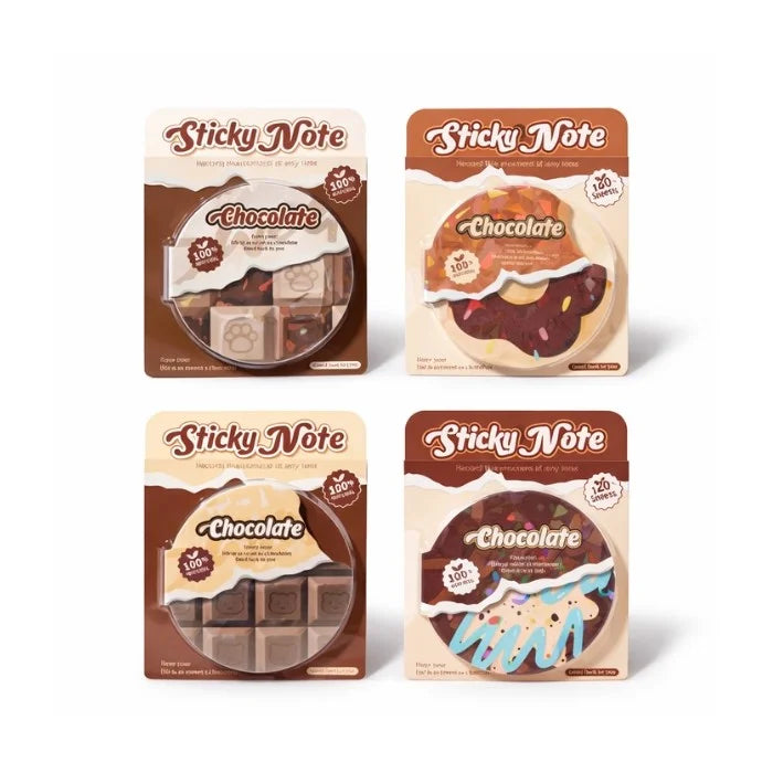 Chocolate Sticky Note Round(4 pcs) Net Price Rs.45