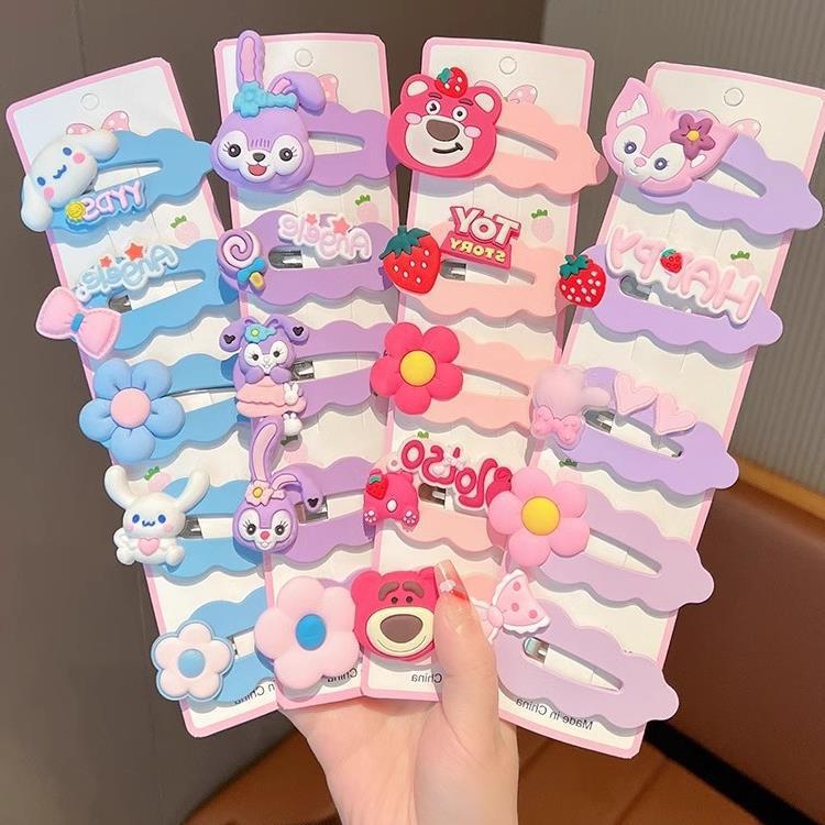 Five Piece Cartoon Hairpin(Pack of 6) Net Price Rs.50