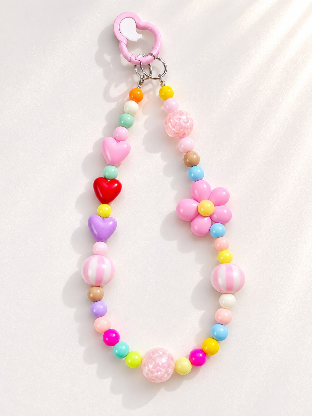 Colorful Beads Phone Charms (4 pcs) Net Rs.50