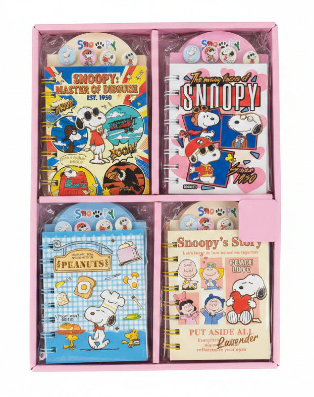 Snoopy Diary (4 pcs) Net Price Rs.55