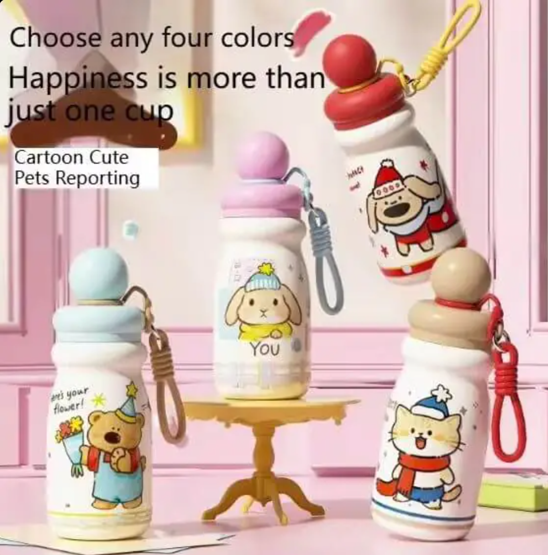 Kawaii Insulated Bottle (Pack of 2) Net Price Rs. 345