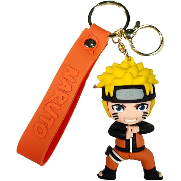 Naruto Taekwondo Rubber keychain (6 Pcs) Net Price Rs.45