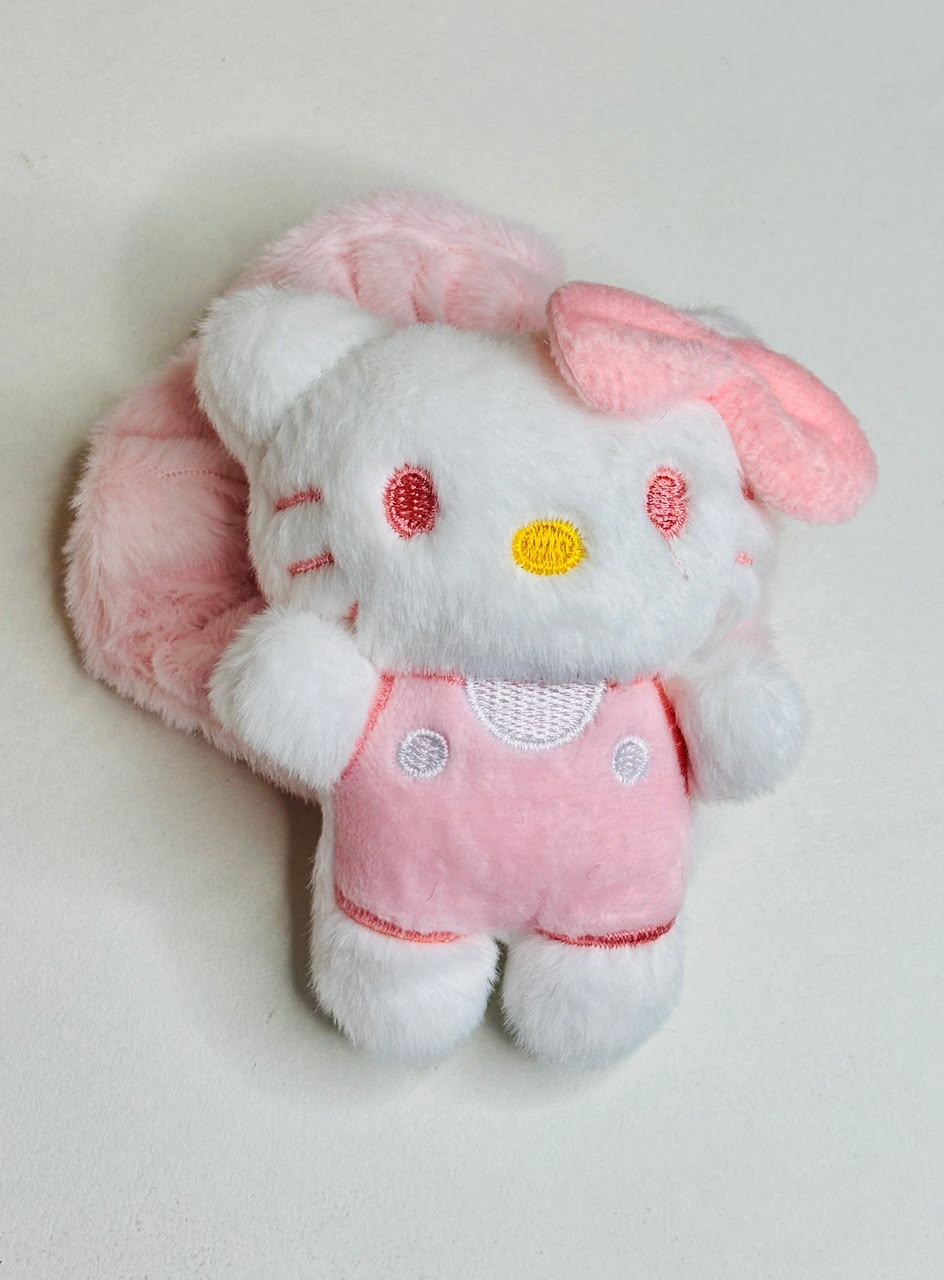Kitty Plush Ponytail Holder (3 pcs) Net Price Rs.55