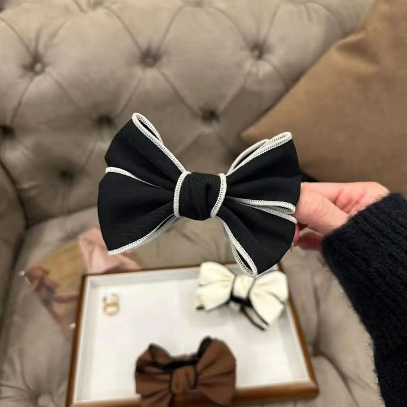 Korean-style Double-sided Bow Grab Clip(MOQ 2) Net Price Rs.50