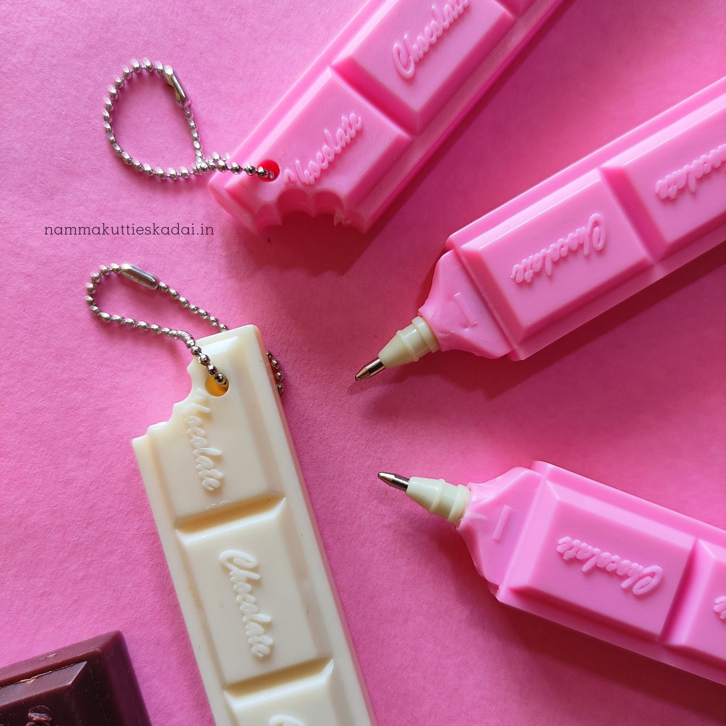 Chocolate Ball pens (4 Pcs) Net Price Rs.35