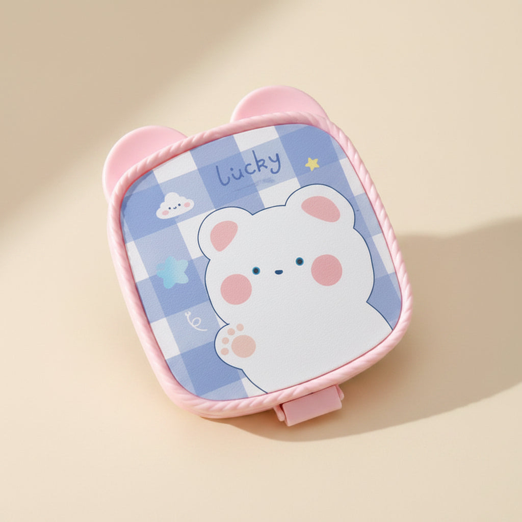 Cute Dual Sided Travel mirror (6 pcs) Net Price Rs.45