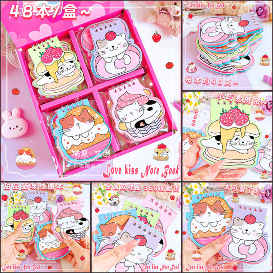 Cat mini spiral diary (6 Pcs) Net Price Rs.30