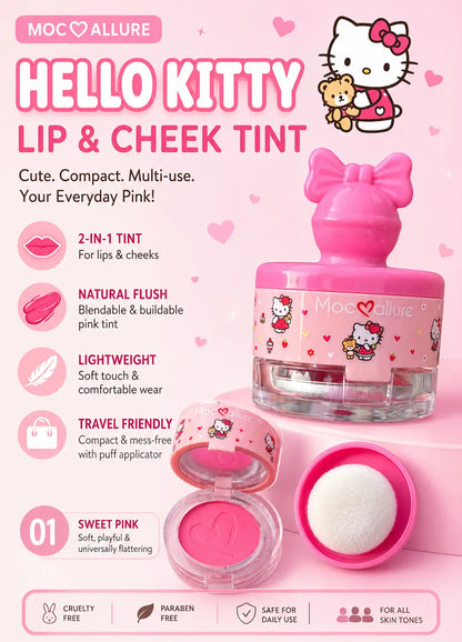 Hello Kitty Cushion Blusher (3 pcs) Net Price Rs.97
