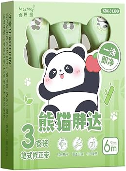 Panda Pen type Correction Tape(Pack of 2) Net Price Rs.95