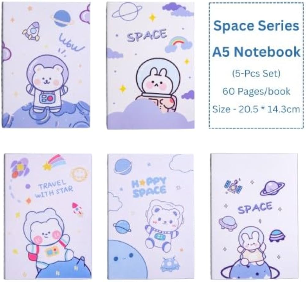 A5 Notebook Series (10 pcs) Net Price Rs.25