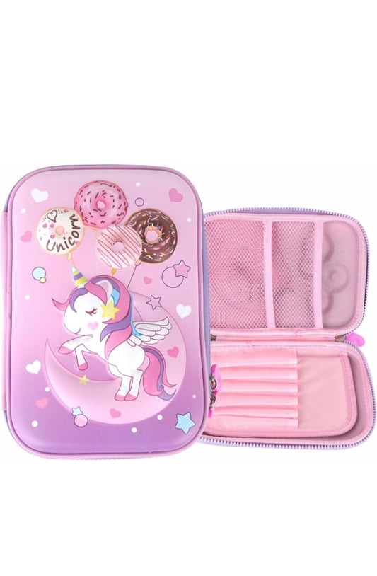 Hard case Unicorn Pencil Pouch(Pack of 2) Net Price Rs.140