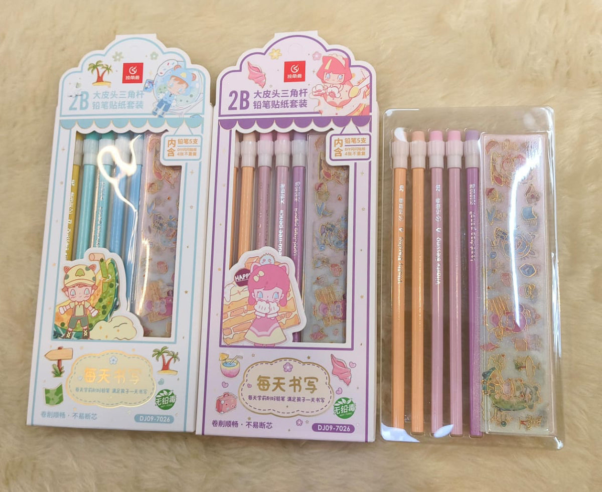 Pastel Pencils Gift Set (3 Pcs) Net Price Rs.55
