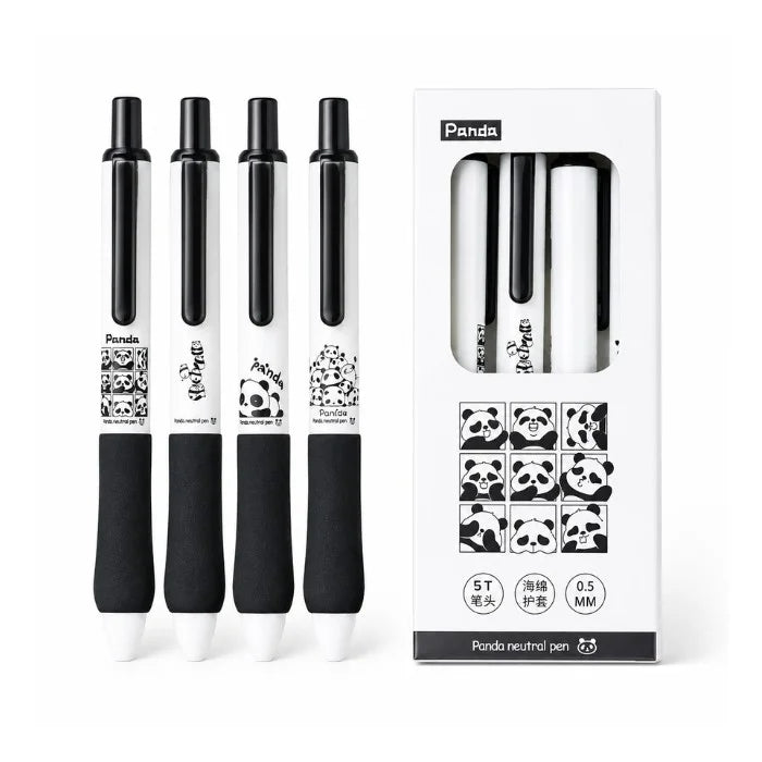 Panda Black/White Pen Set(3 sets) (Net Price Rs.90)