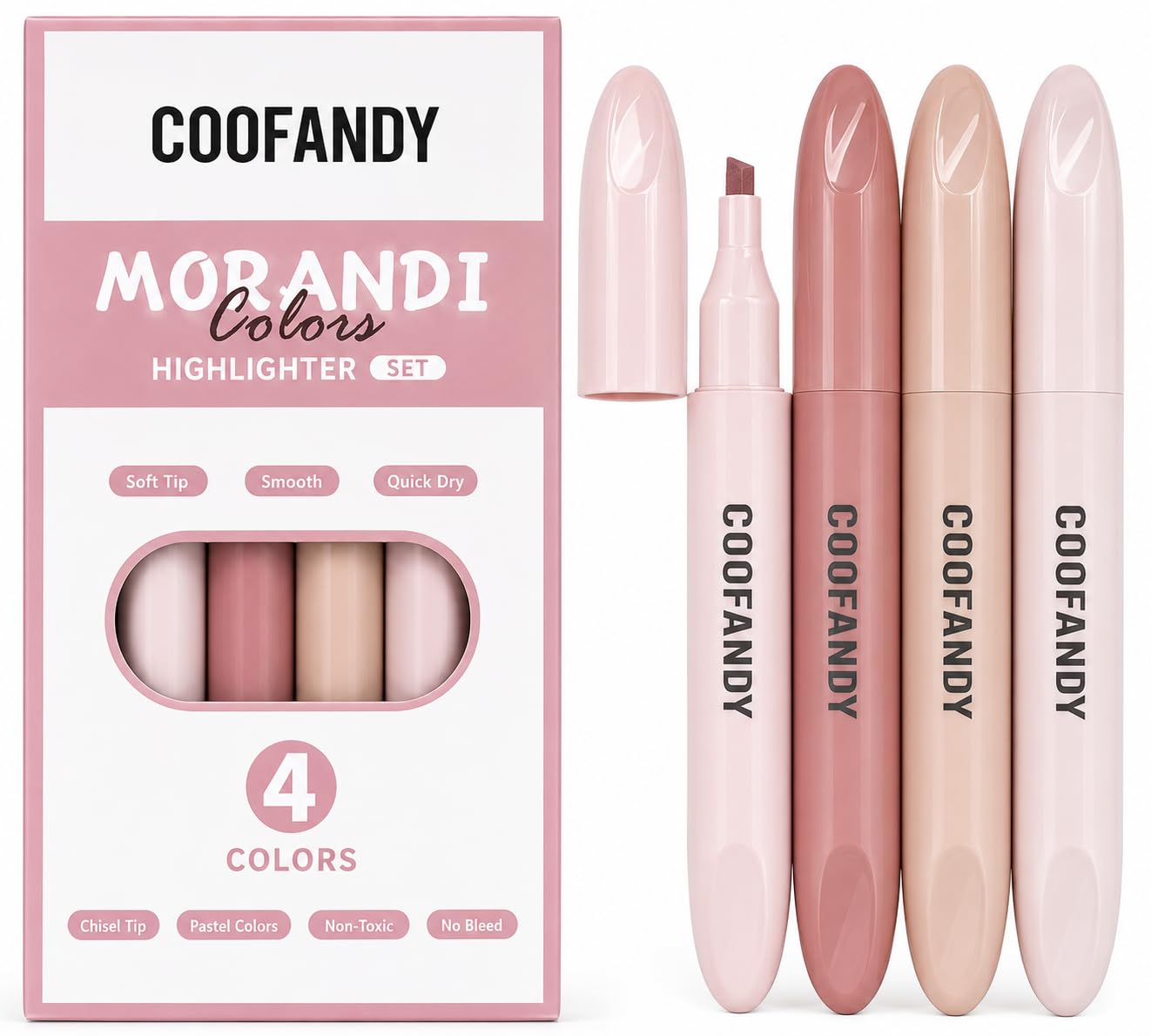 Morandi Color Highlighter Set(2 boxes) Net Price Rs.80