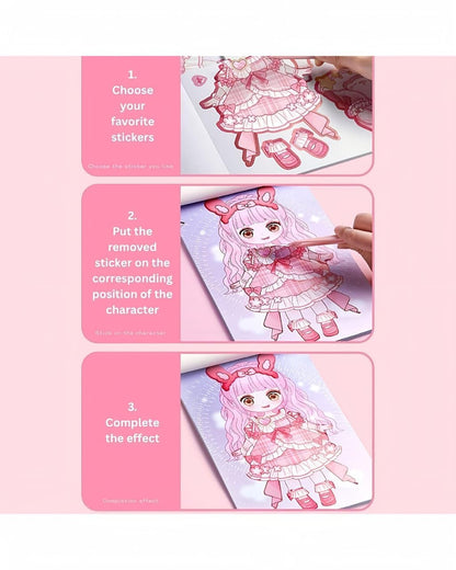 Princess Dress up Stickers(MOQ 2) Net Price Rs.64