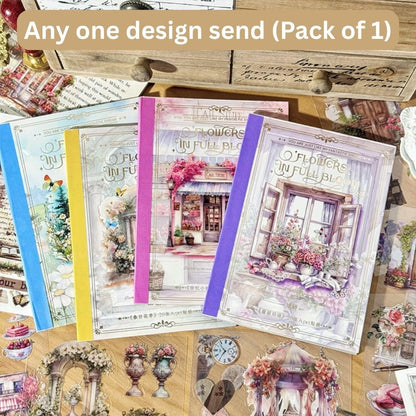 Vintage Floral PET Sticker Book(2 pcs) Net Price Rs.95