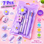 7 pcs Aesthetic Stationery Set (pack of 3) Net Price Rs.145
