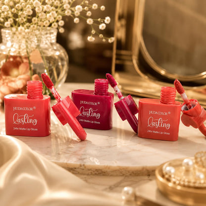 24hr Matte Lip Gloss Heart Padlock(4 pcs) Net Price Rs.50