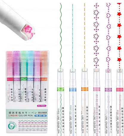 Linear Colour Pen Set - Pack of 3 (Net Price Rs.65)
