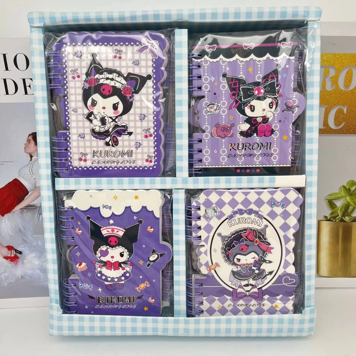 Kuromi A7 Diary(Pack of 6) Net Price Rs.42