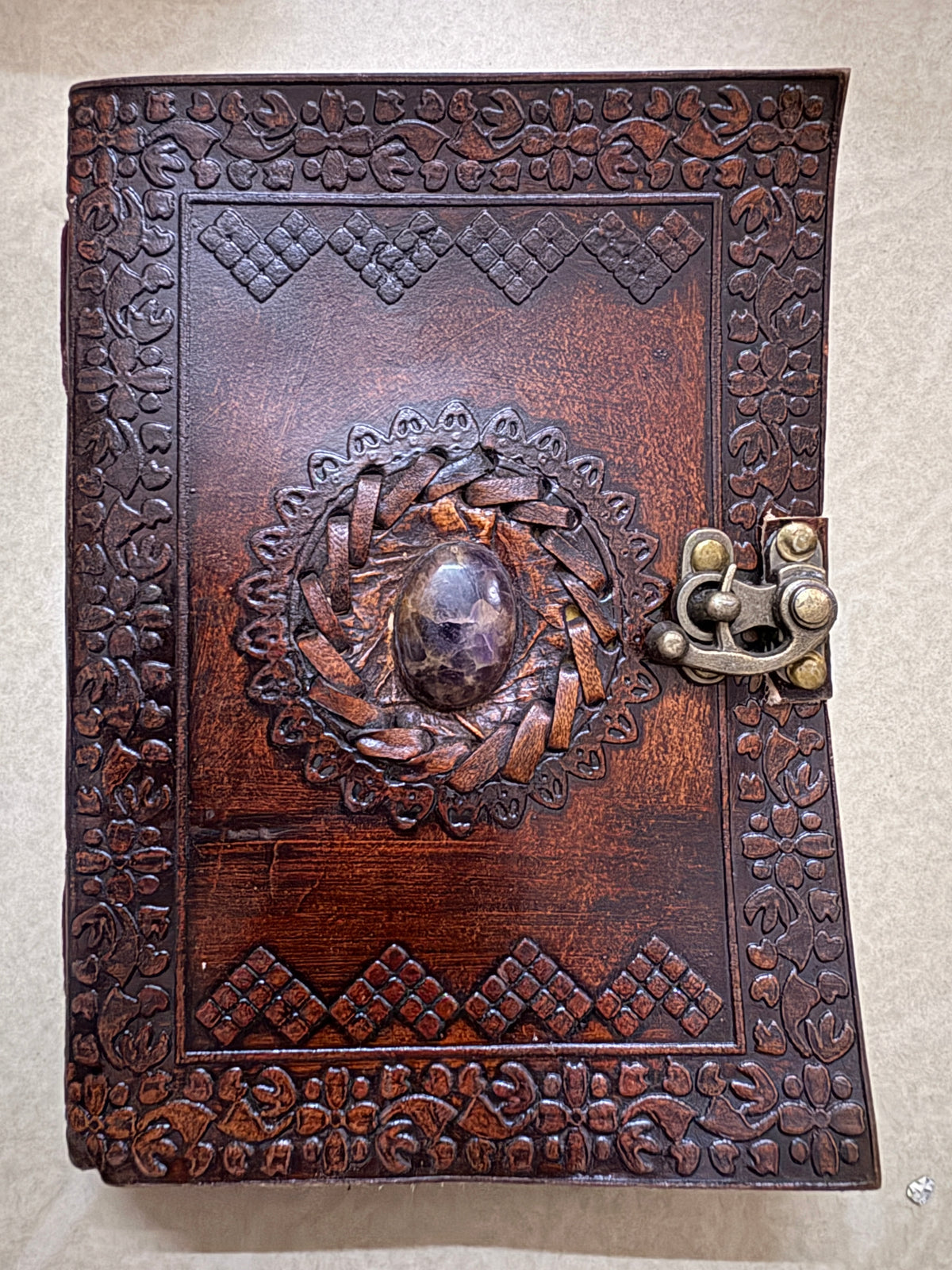 Premium leather diaries with handmade paper (3 Pcs) Net Price Rs.350