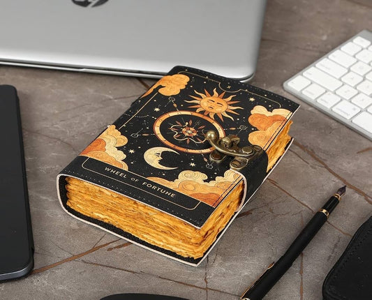 Premium leather diaries with handmade paper (2 Pcs) Net Price Rs.420