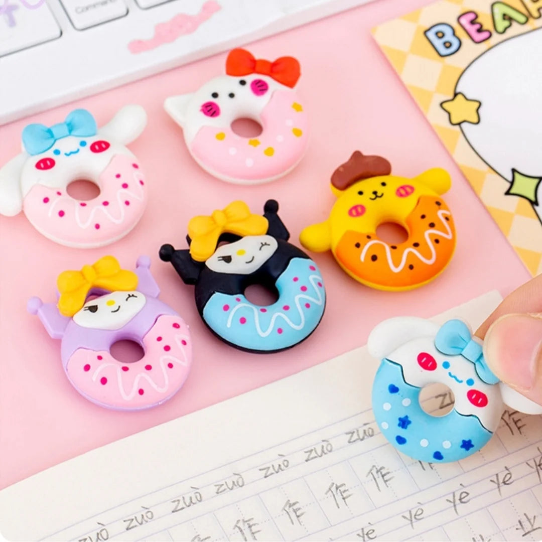 Sanrio Donut Eraser(12 pcs) Net Price Rs.12