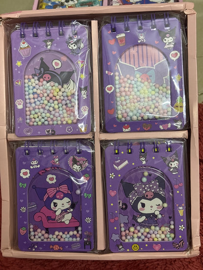 Kuromi Styroball Spiral Diary(4 pcs) Net Price Rs.60