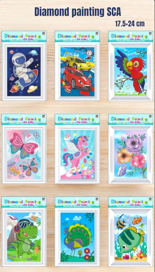 Acrylic Diamond Painting(Pack of 6) Net Price Rs.25