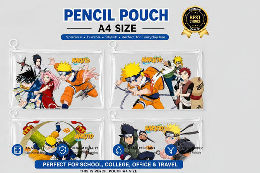 Naruto A4 Size File folder (Set of 12 pcs)