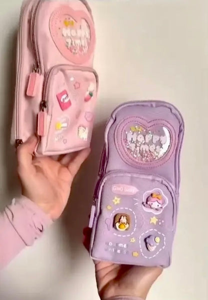Kawaii Charm Pencil Pouch (MOQ 2) Net Price Rs. 175