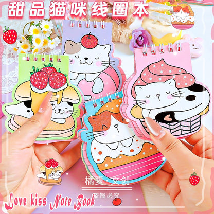 Cat mini spiral diary (6 Pcs) Net Price Rs.30