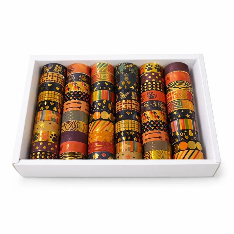 Aesthetic Washi Tape (12 pcs) Net Price Rs.12