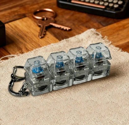 Transparent Switch Stress Relief Keyring with light (3 Pcs) Net Price Rs.94