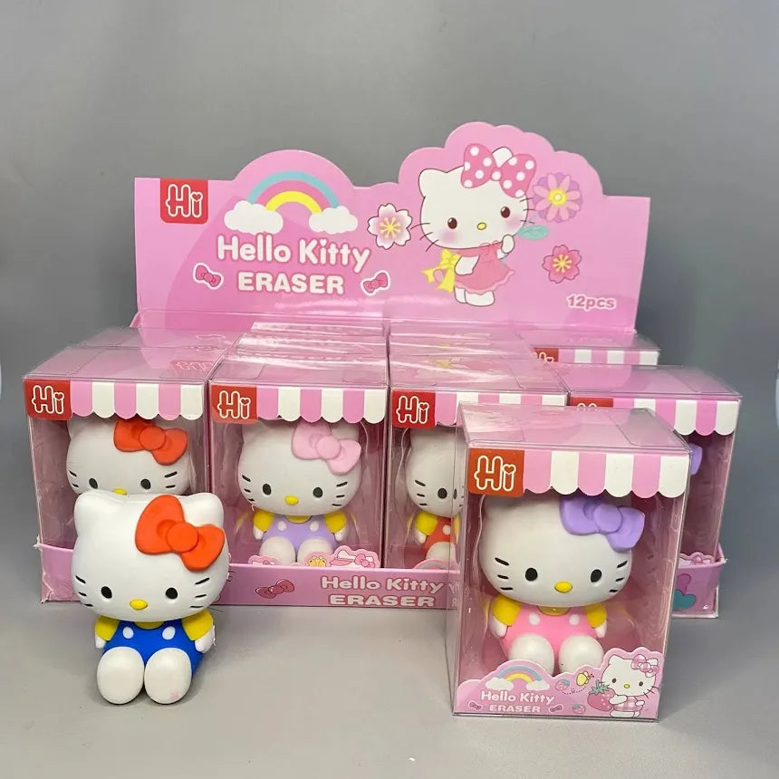 Hello Kitty 3D Figurine Eraser (2 pcs) Net Price Rs.90
