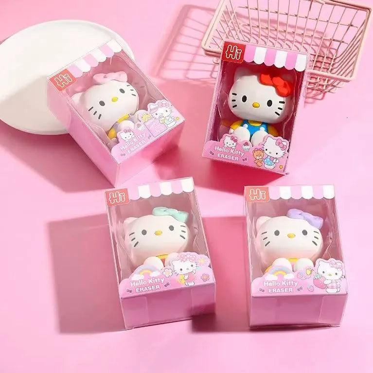Hello Kitty 3D Figurine Eraser (2 pcs) Net Price Rs.90