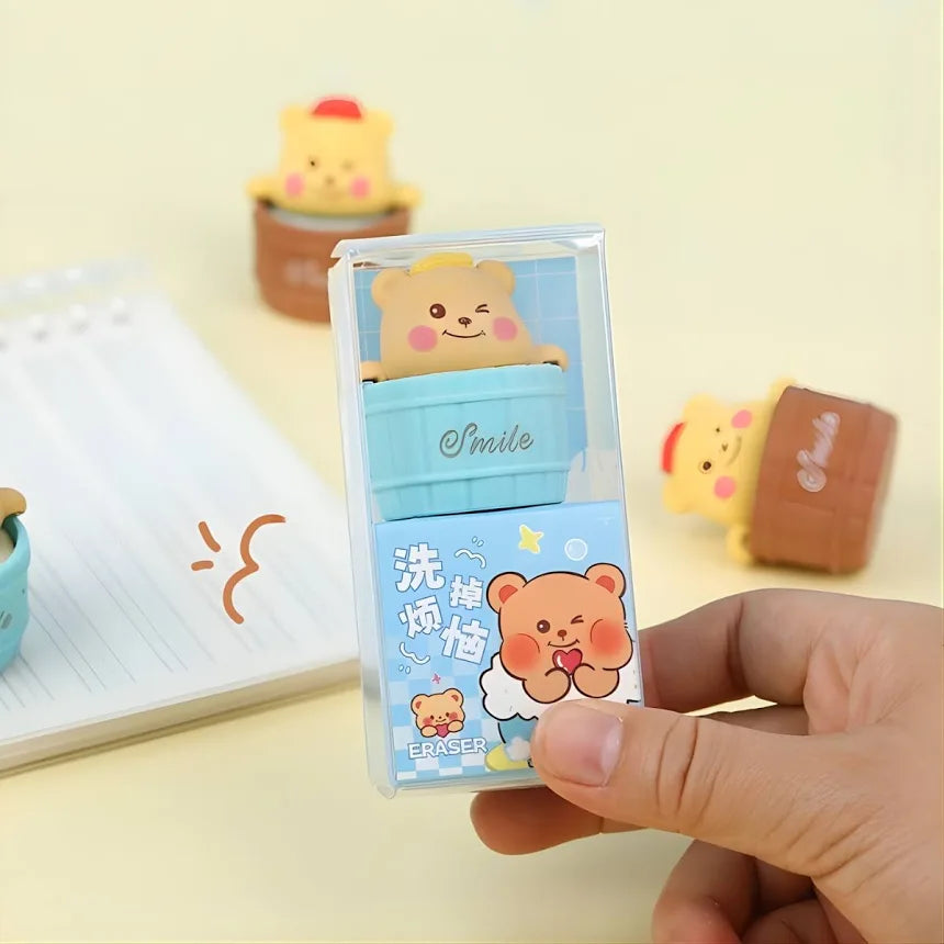 Tub Bear Eraser ( 5 Pcs) Net price Rs.35