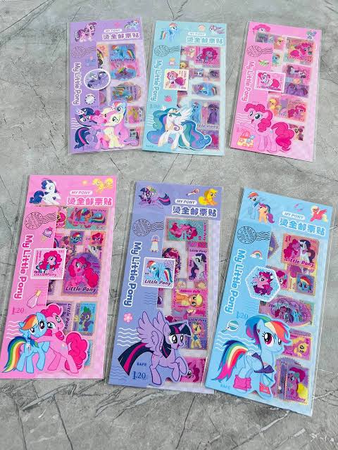 PET stamp stickers (5 packs) Net price Rs.35