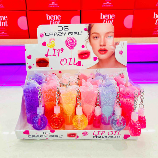 Color changing lip oil with keychain gloss(4 pcs) Net Price Rs.55
