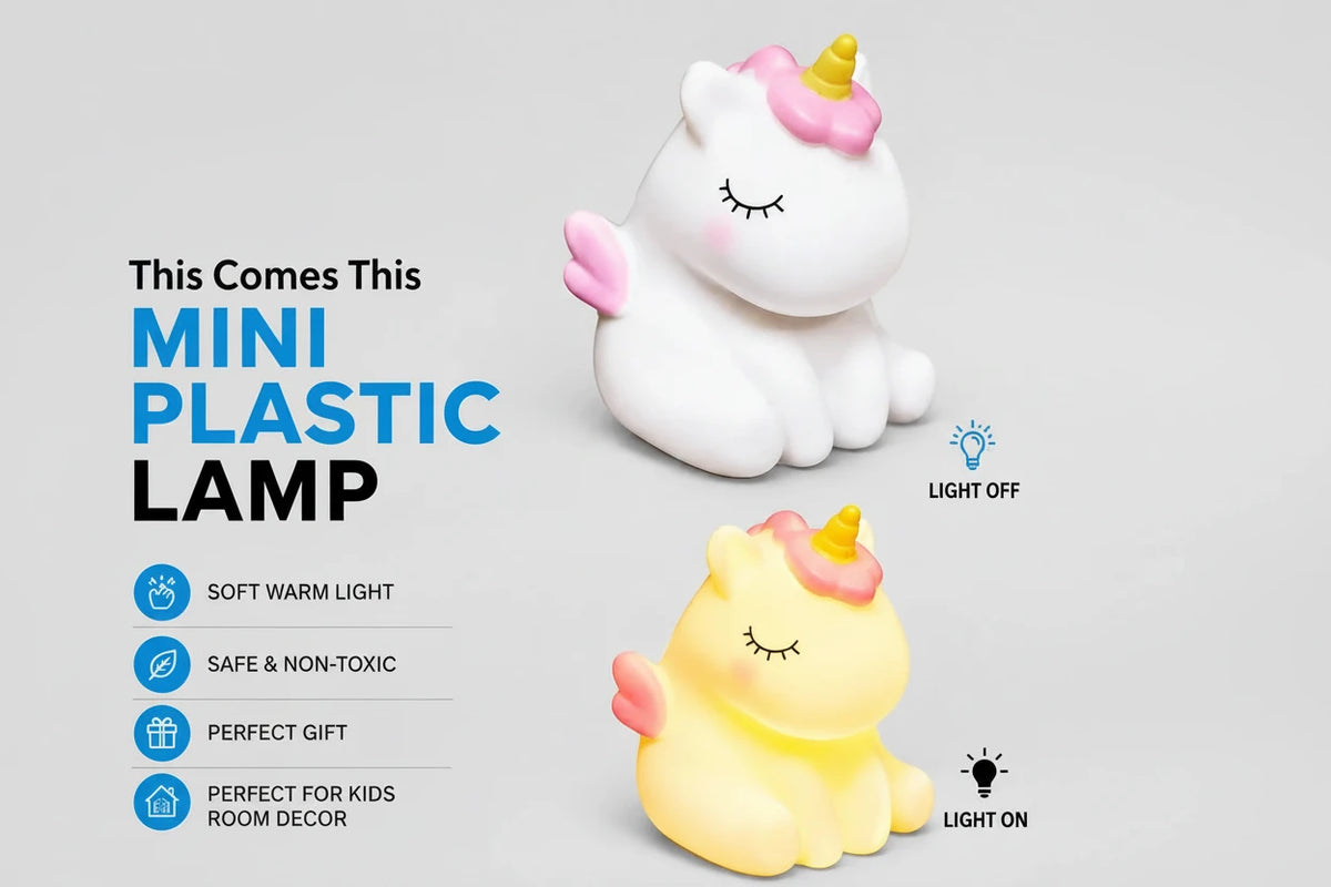Mini Unicorn Lamp(2 pcs) Net Price Rs.115