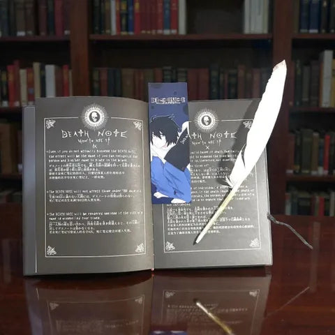 Anime Death Note Diary with Feather Pen (2 pcs) Net Price Rs.155