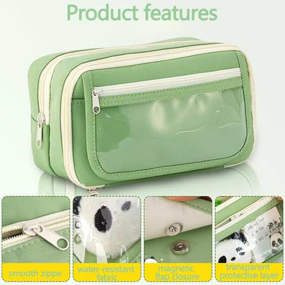 Sea Green Pencil case - Pack of 2 (Net Price Rs.170)
