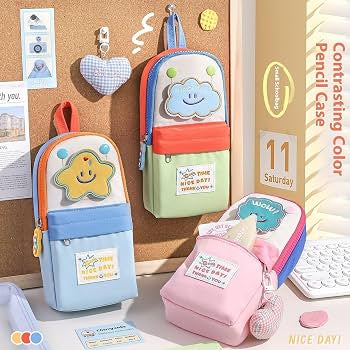 Kawaii Pencil pouch(Pack of 2) Net Price Rs.160